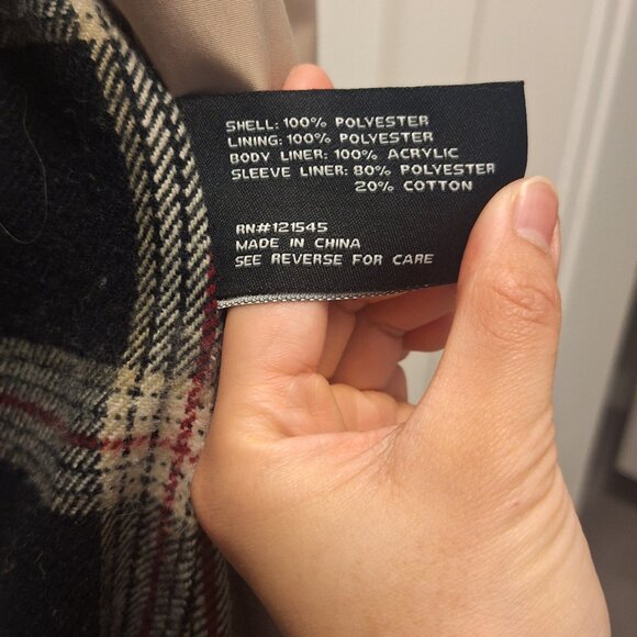 London Fog Trench coat - Picture 3 of 5